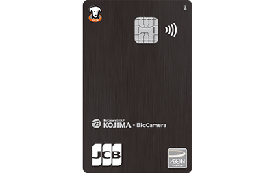 コジマ×ビックカメラカード（コジマポイントカード・WAON一体型）の券面画像