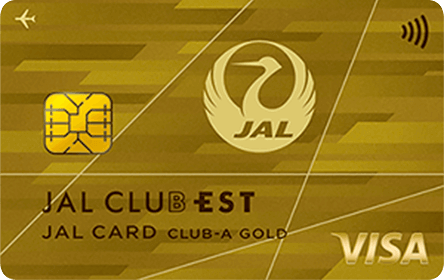JAL CLUB EST CLUB-Aゴールドカード（VISA / Mastercard）の券面画像